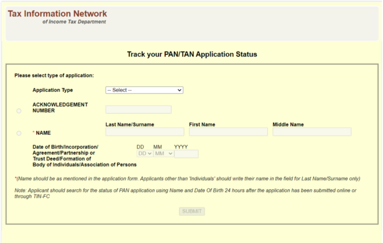 How to Verify Your PAN Card Application Status Without Entering Acknowledgement Number