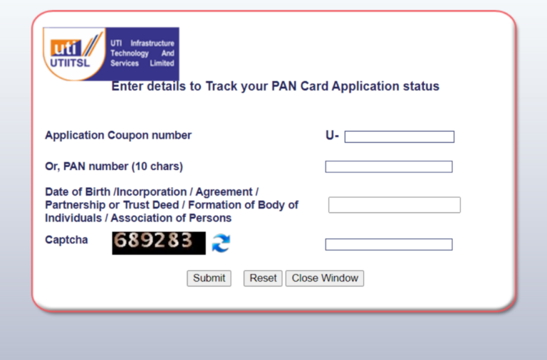 How to Check PAN Card Status Without Acknowledgement Number