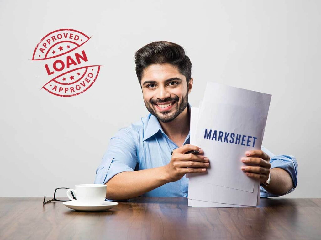 marksheet loan